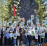 Митинг в День Победы в поселке Лесохимиков - Ашинский район